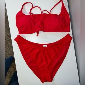 Red Wild Fable Bikini XL